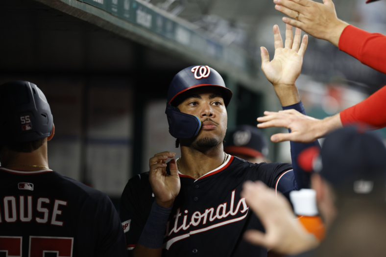 Washington Nationals outfielder James Wood