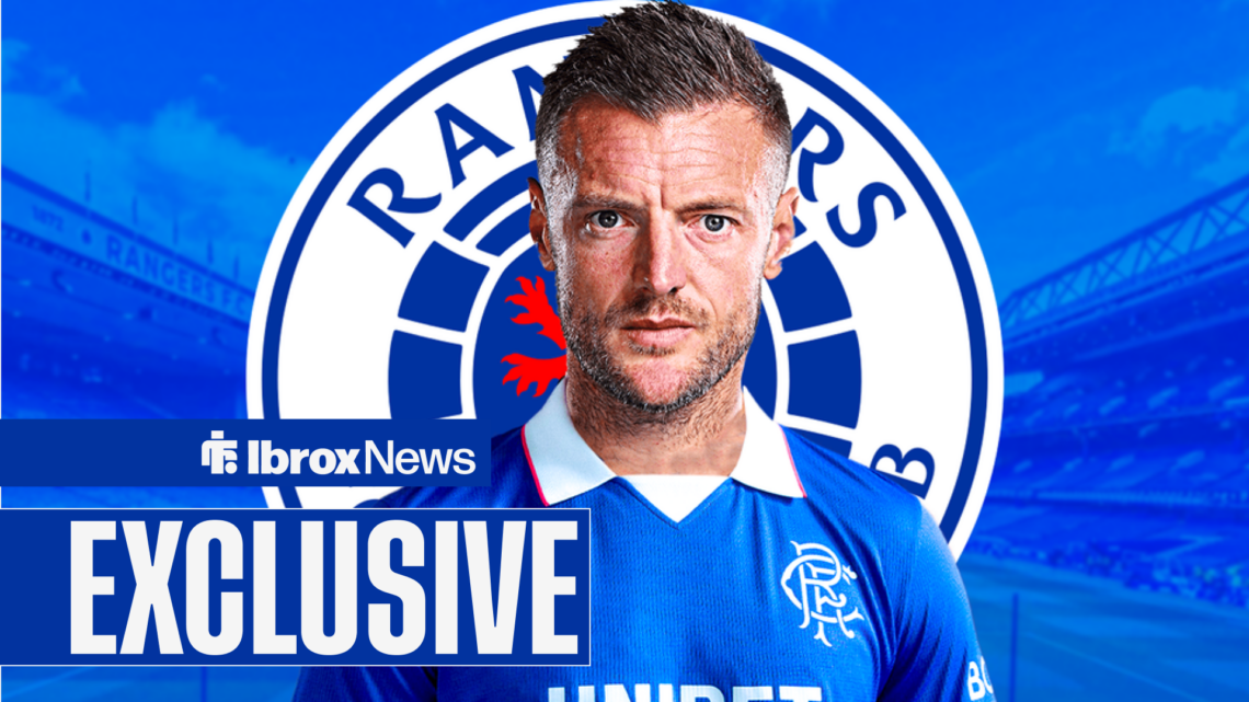 Jamie Vardy, Rangers, Exclusive