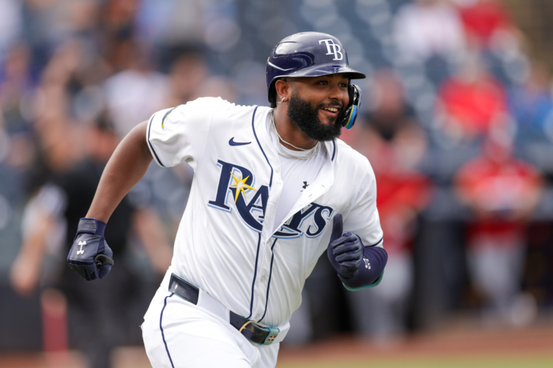 Tampa Bay Rays third baseman Junior Caminero