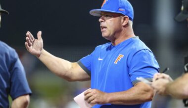 Florida Head Coach Kevin O’Sullivan Suspended Three Games to Begin the 2026 Season