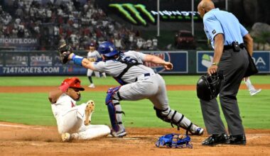 Angels sweep Dodgers again, knock them out of first place in NL West – Orange County Register
