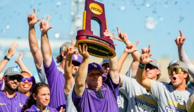 LSU's Jay Johnson (Photo by Jay Biggerstaff/Getty Images)