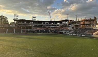 LOOK: Construction Continues At Tennessee Baseball's Lindsey Nelson Stadium