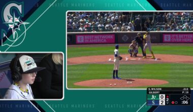 Mariners Kidcaster's first pitch as announcer is opposing team HR