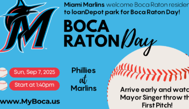 Miami Marlins to Host Boca Raton Day at LoanDepot Park