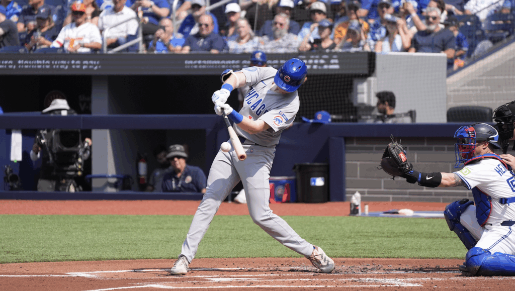 How Cubs prospect Owen Caissie fared in MLB debut vs. Blue Jays