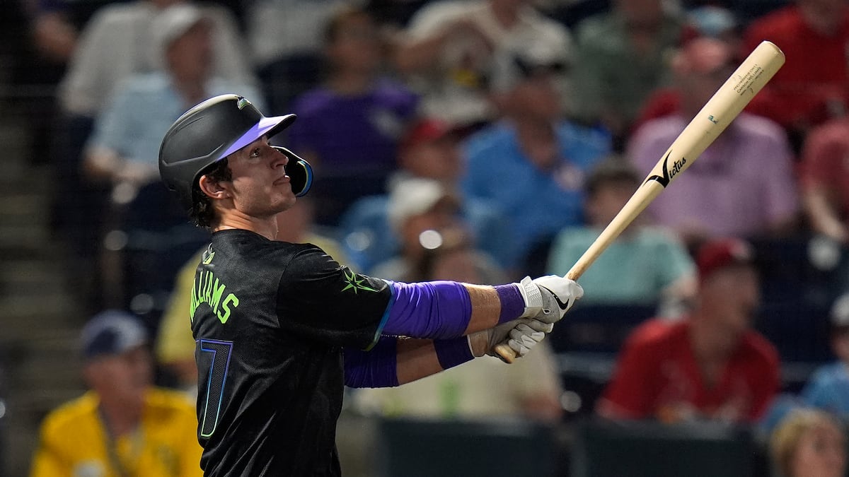 Rays’ Carson Williams a hit in debut, including homer in win over Cards - Tampa Bay Times