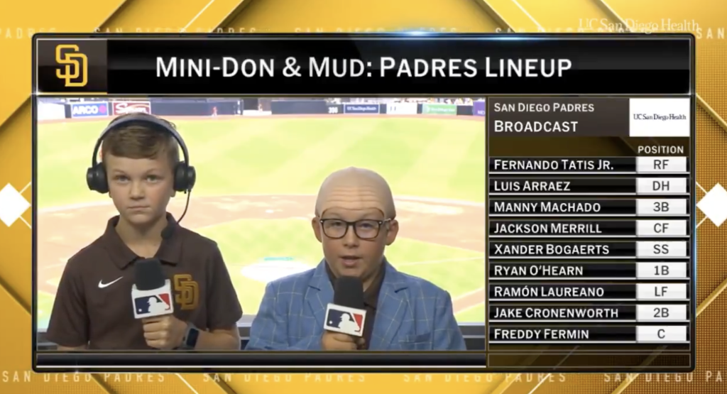 'Kidcasters' impersonate Padres broadcast team