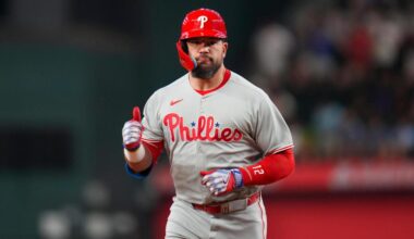 Kyle Schwarber, Brandon Marsh lead the way as Phillies rout Rangers