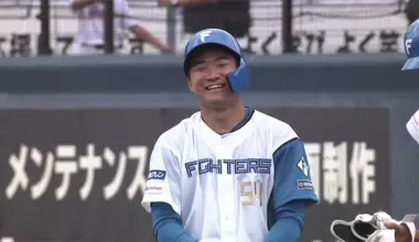 Hokkaido Nippon-Ham Fighters-Shu Yamagata Fighters player Hideaki Yamagata © Pacific League TV