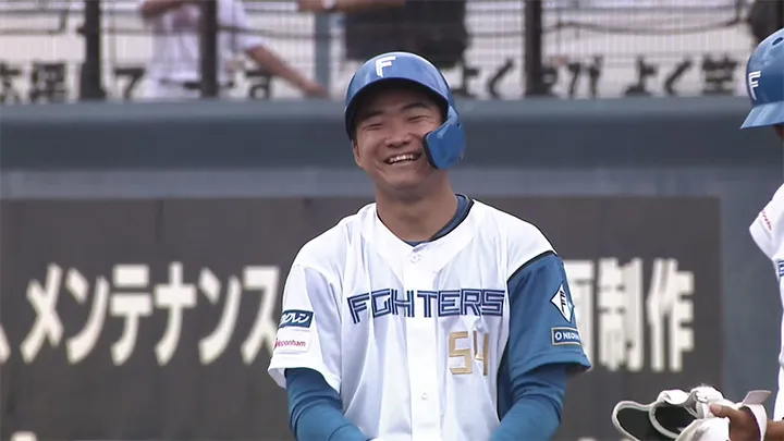 Hokkaido Nippon-Ham Fighters-Shu Yamagata Fighters player Hideaki Yamagata © Pacific League TV