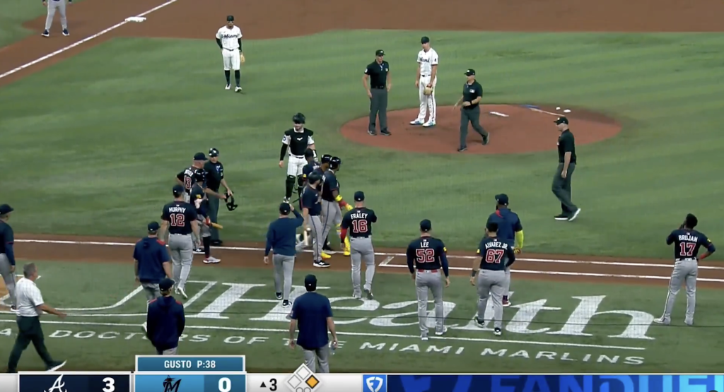 Marlins broadcaster calls out Ronald Acuña for not charging mound