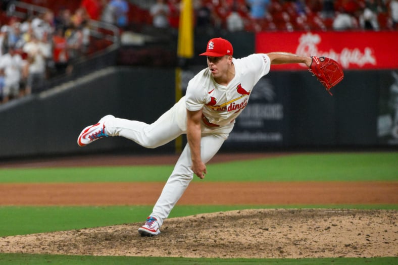 St. Louis Cardinals reliever Ryan Helsley