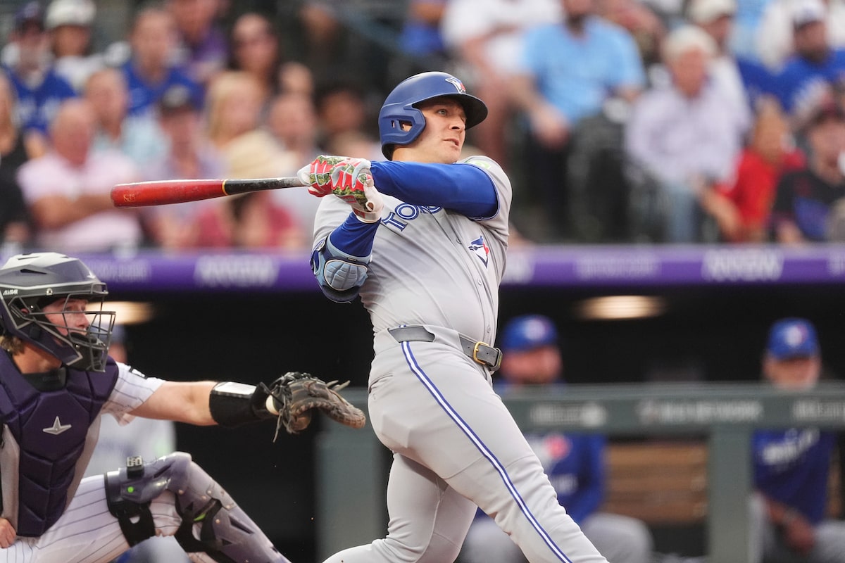 Blue Jays beat Colorado Rockies 10-4 as Varsho hits pair of two-run homers