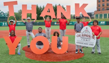 Cal Ripken, Sr. Foundation hosts 200 youth for free baseball camp