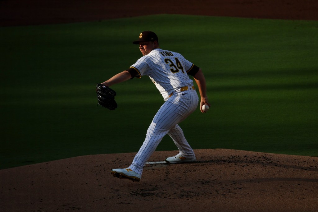 Friday's starter in question after Padres' Michael King (knee) placed on injured list