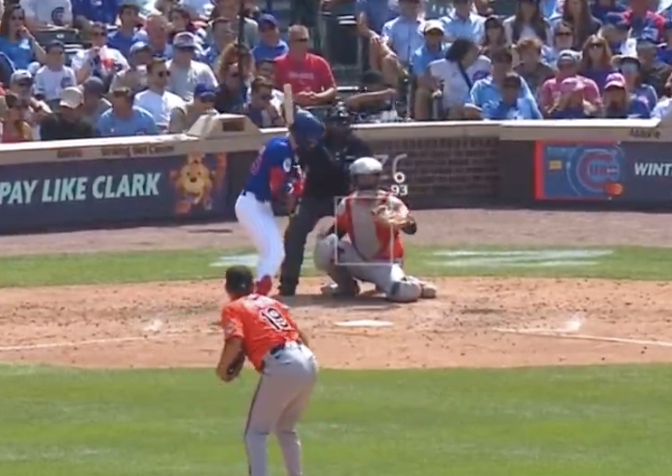 Pete Crow-Armstrong was called out on a pitch that looked to be above the zone.