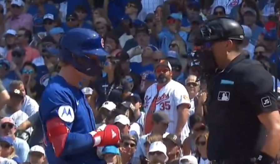 Crow-Armstrong was displeased with the call from home plate umpire Emil Jimenez.