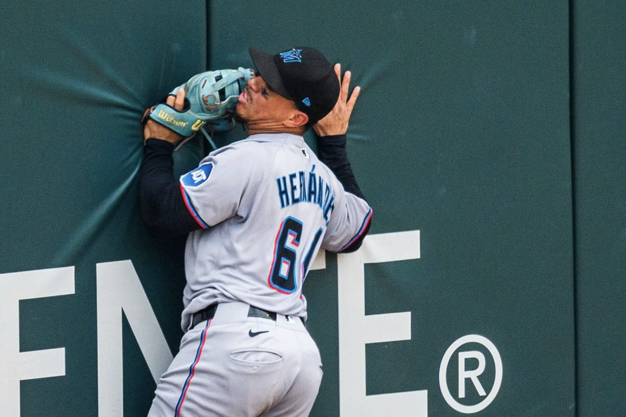 Marlins end disappointing weekend with early exit by Cal Quantrill, more Marcell Ozuna fireworks - Marlins