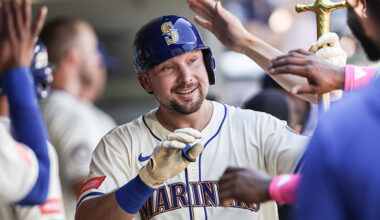 Seattle Mariners Cal Raleigh historic 49th home run 2025...