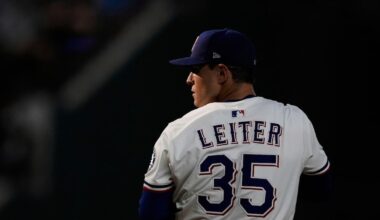 Jack Leiter produced a career-best masterclass start when the Rangers needed it most