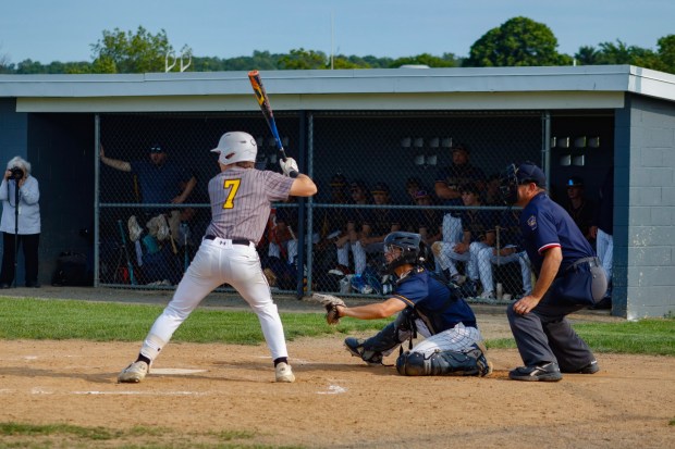 Northwestern Lehigh pitcher and shortstop Cole Dynda on Monday, June 2, 2025, at Northwestern Lehigh High School in New Tripoli. (Oliver Lois Economidis/The Morning Call) 