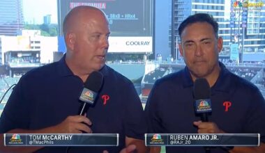 2025 Phillies TV announcer schedule: Ruben Amaro Jr. in booth Saturday - On Pattison