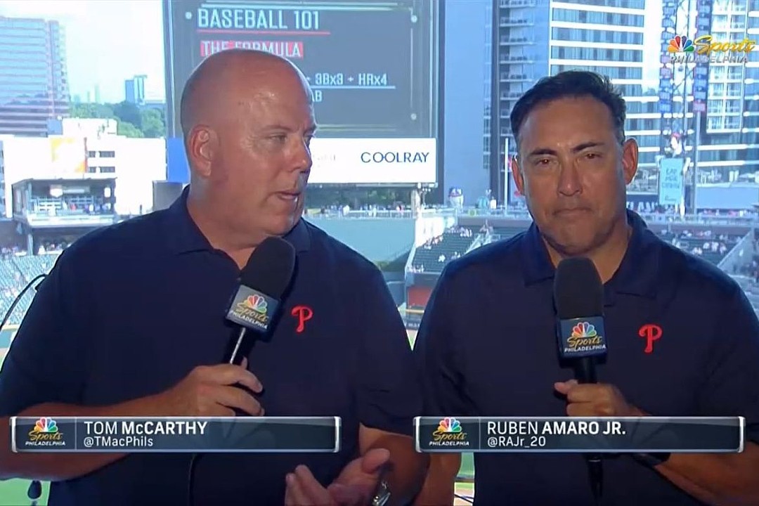 2025 Phillies TV announcer schedule: Ruben Amaro Jr. in booth Saturday - On Pattison