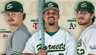 Trio Of Hornets Taken on Day Two of Major League Baseball Draft