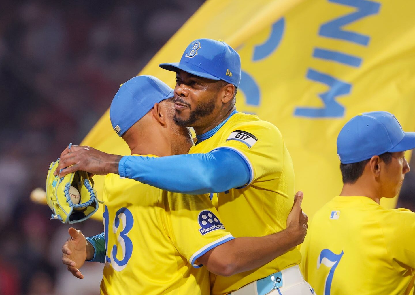 Closer Aroldis Chapman has been one of the keys to the Red Sox' season.