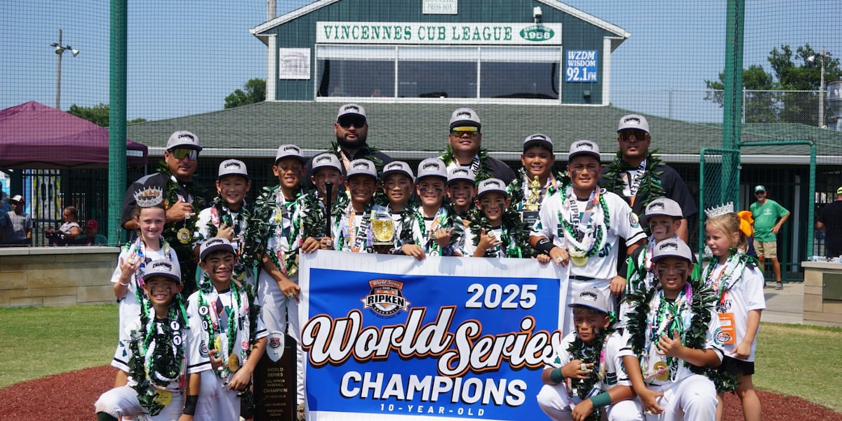 Hawaii Kai Elite baseball wins 2025 10u Cal Ripken World Series Championship
