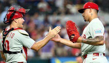 Phillies follow familiar script in sweeping Rangers, padding NL East lead – NBC Sports Philadelphia