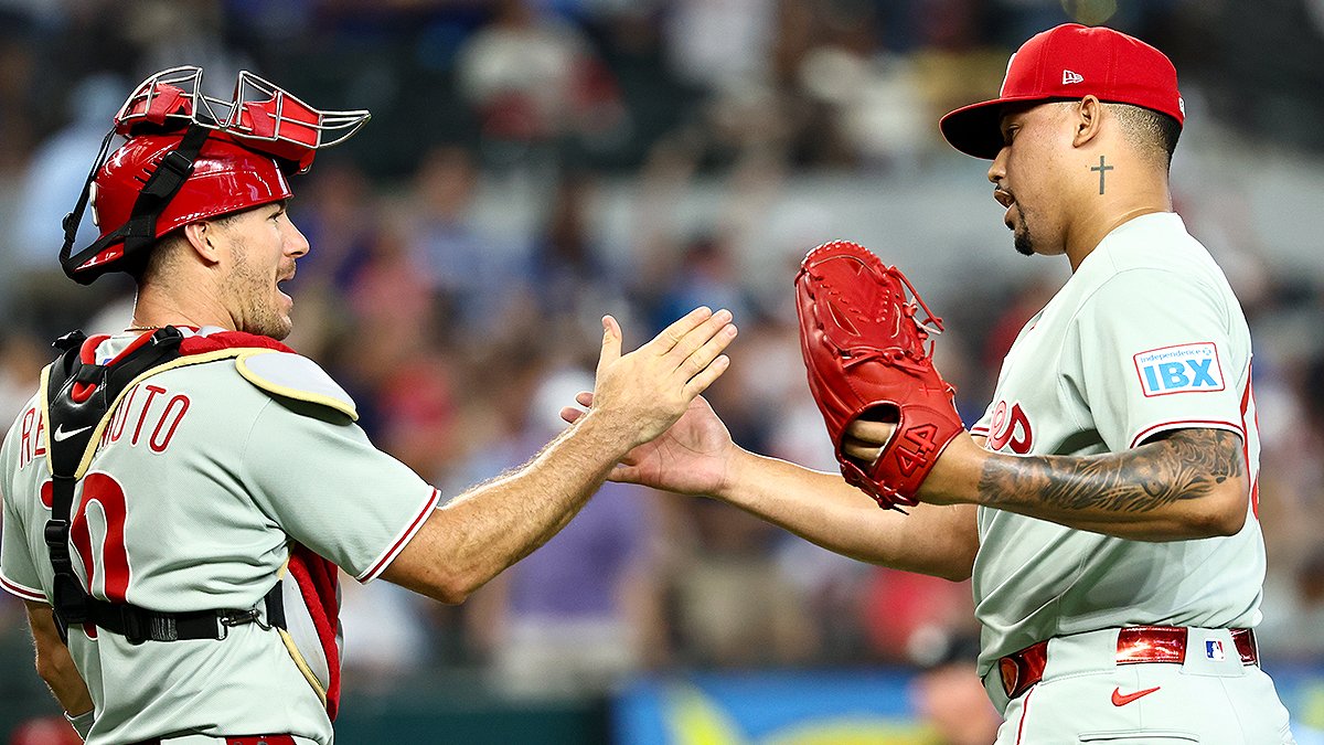 Phillies follow familiar script in sweeping Rangers, padding NL East lead – NBC Sports Philadelphia