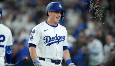 Dodgers Lineup vs Blue Jays: Will Smith Returns, Alex Call Starting