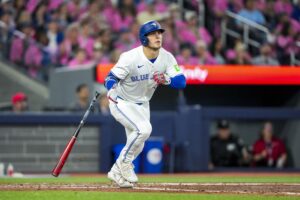 Daulton Varsho, generally known for his glove, is making a sizable impact on offense for the Blue Jays so far this season.