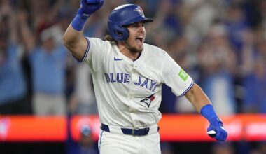 Addison Barger continues to thrive at the plate in his second season with the Blue Jays