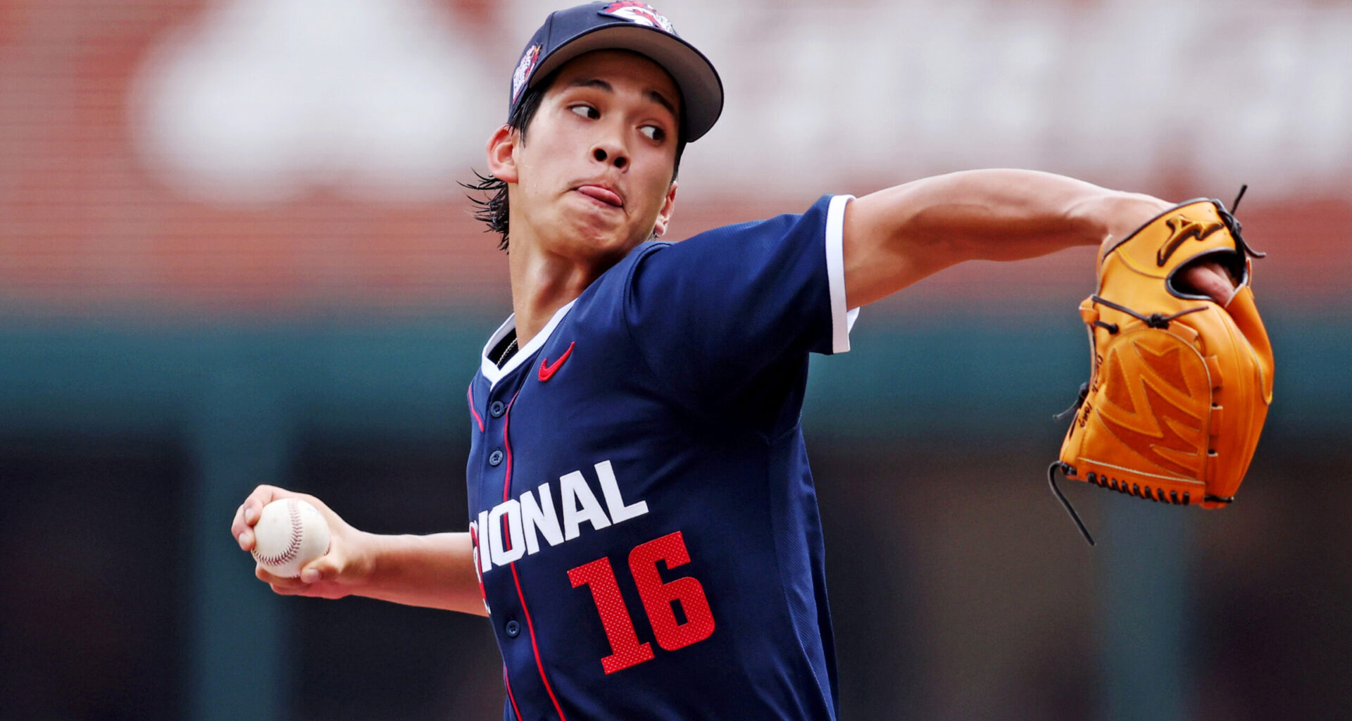 Jonah Tong takes mound for debut