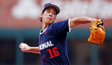 Jonah Tong takes mound for debut