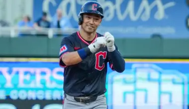 Guardians' Gold Glove outfielder could be dealt ahead of next season image