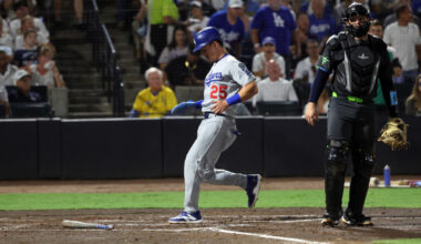 Dodgers' Tommy Edman Leaves Sunday's Series Finale vs Rays With Ankle Injury