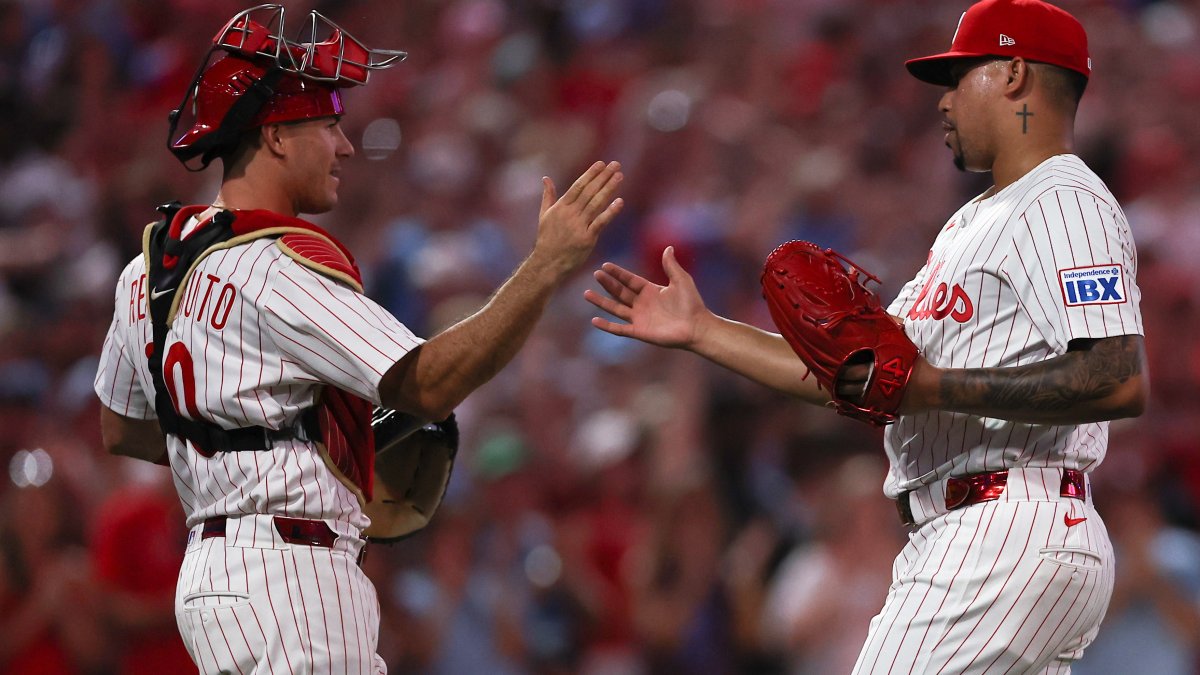 J.T. Realmuto on catching Jhoan Duran, Jose Alvarado – NBC Sports Philadelphia