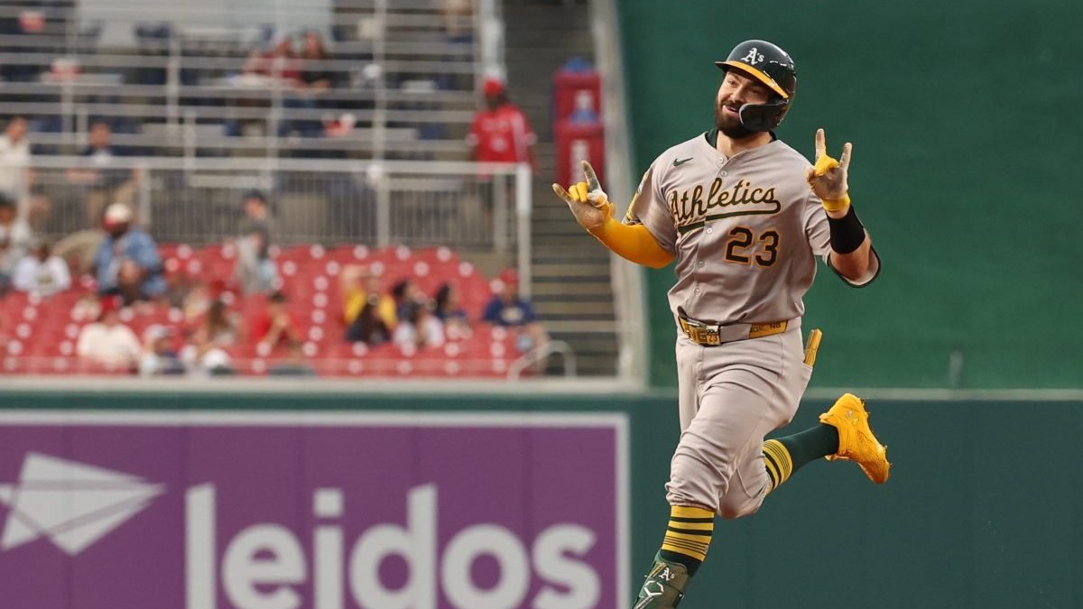 Shea Langeliers makes Athletics, MLB history with three homers – NBC Sports Bay Area & California