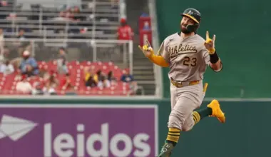 Athletics' Shea Langaliers sets 2 MLB records with epic slugging performance image
