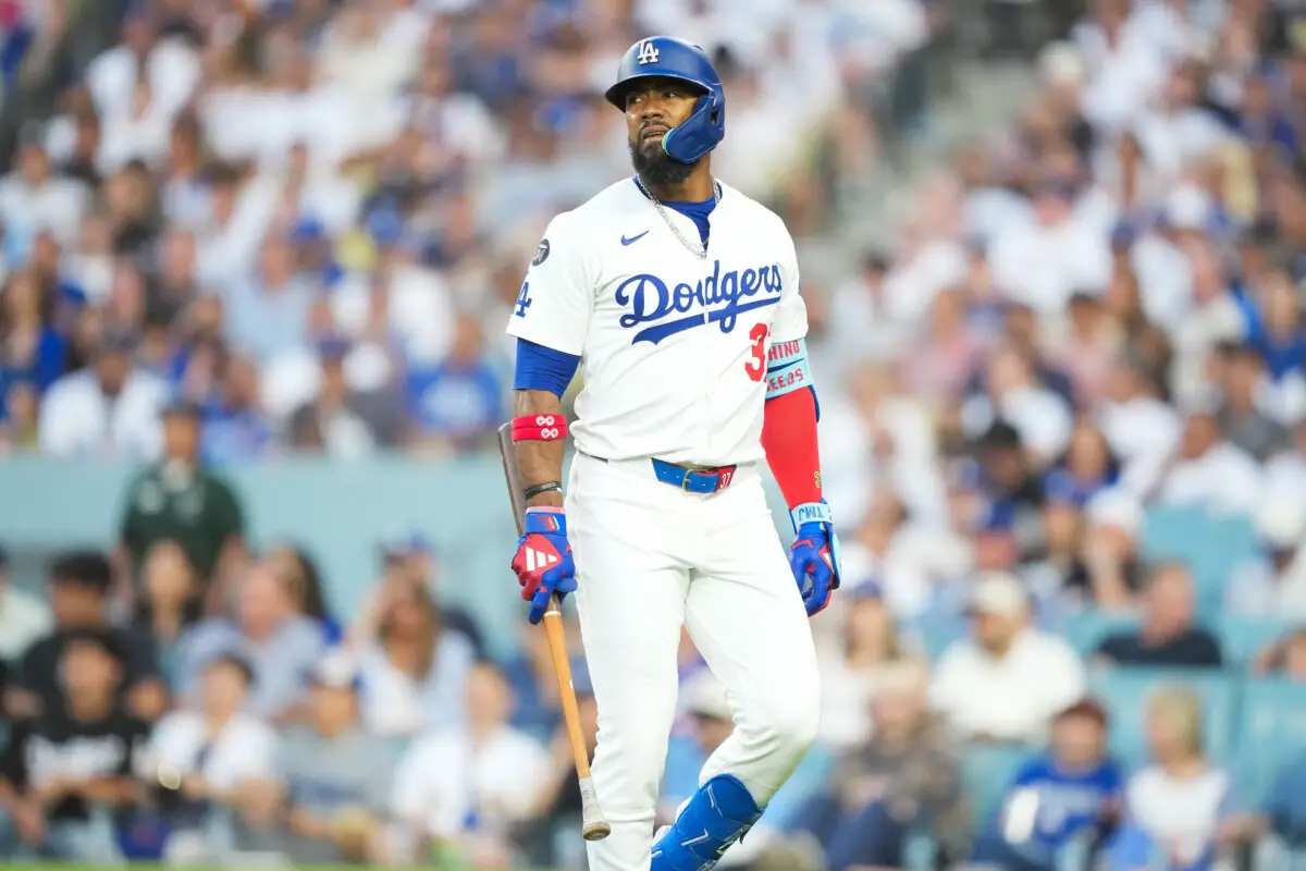 Dave Roberts Reveals Why Teoscar Hernandez is Out of Dodgers Lineup vs Angels