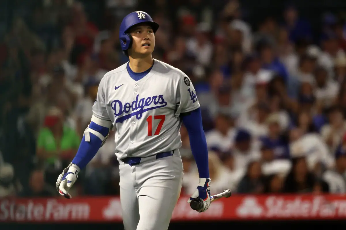 Dodgers' Shohei Ohtani Reacts to Being Swept By Angels