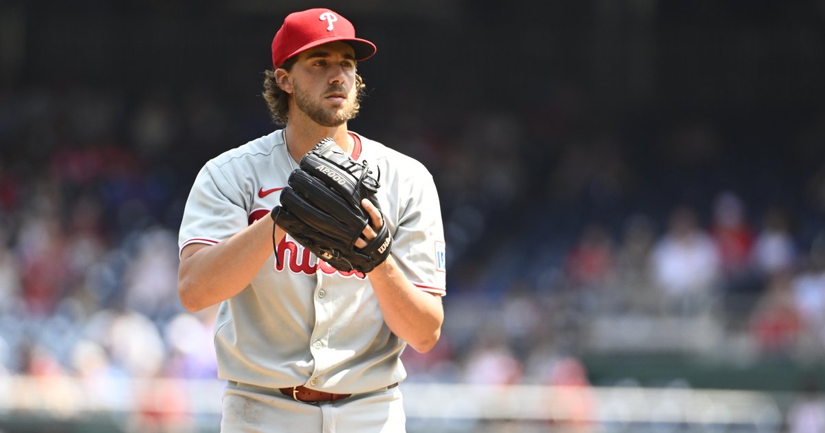 Phillies split rollercoaster series vs. Nationals, with Aaron Nola struggling and Zack Wheeler's status uncertain