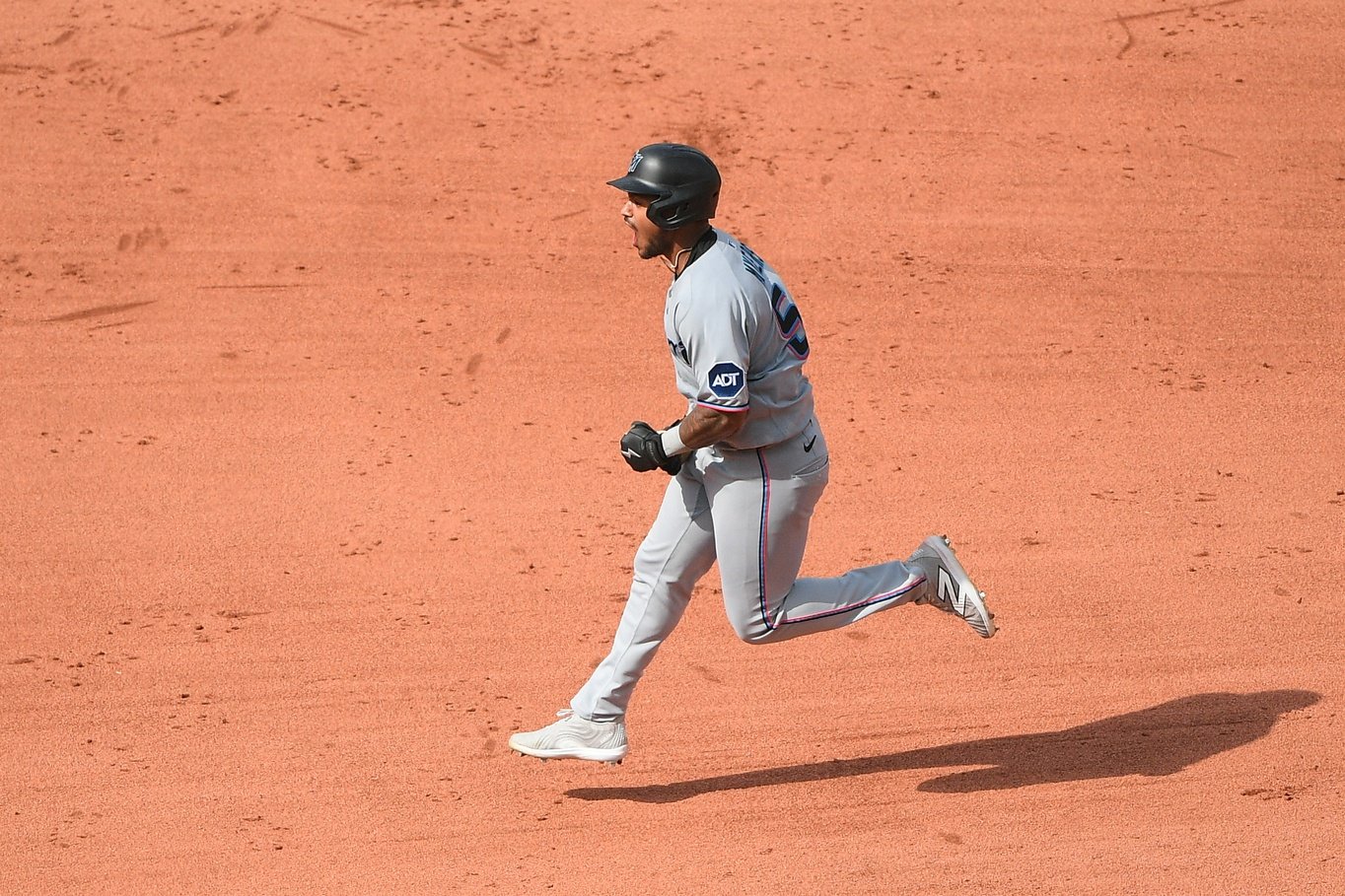 Myers overcomes adversity, Marsee mashes late to help Fish avoid sweep - Marlins