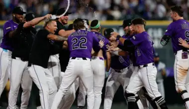 Colorado Rockies walk off Los Angeles Dodgers in Coors Field Classic image