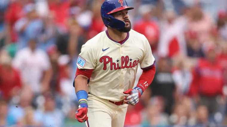 Kyle Schwarber and Shohei Ohtani in heated NL home run race image