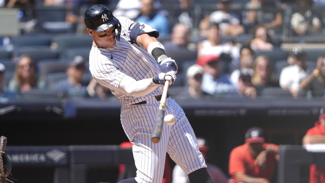Yankees launch six homers, use nine-run third inning to rout Nationals and secure sweep - SNY